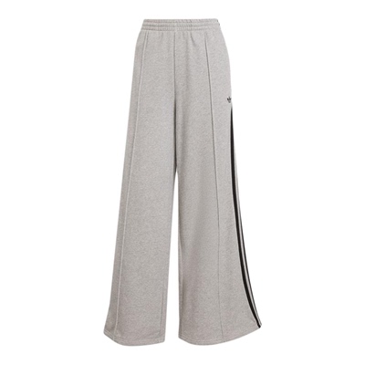 阿迪达斯三叶草女子纯棉阔腿裤