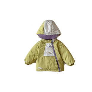 JOJO'S L. PD.ally.冬装婴童加绒连帽三防羽绒衣服外套 | 斩联