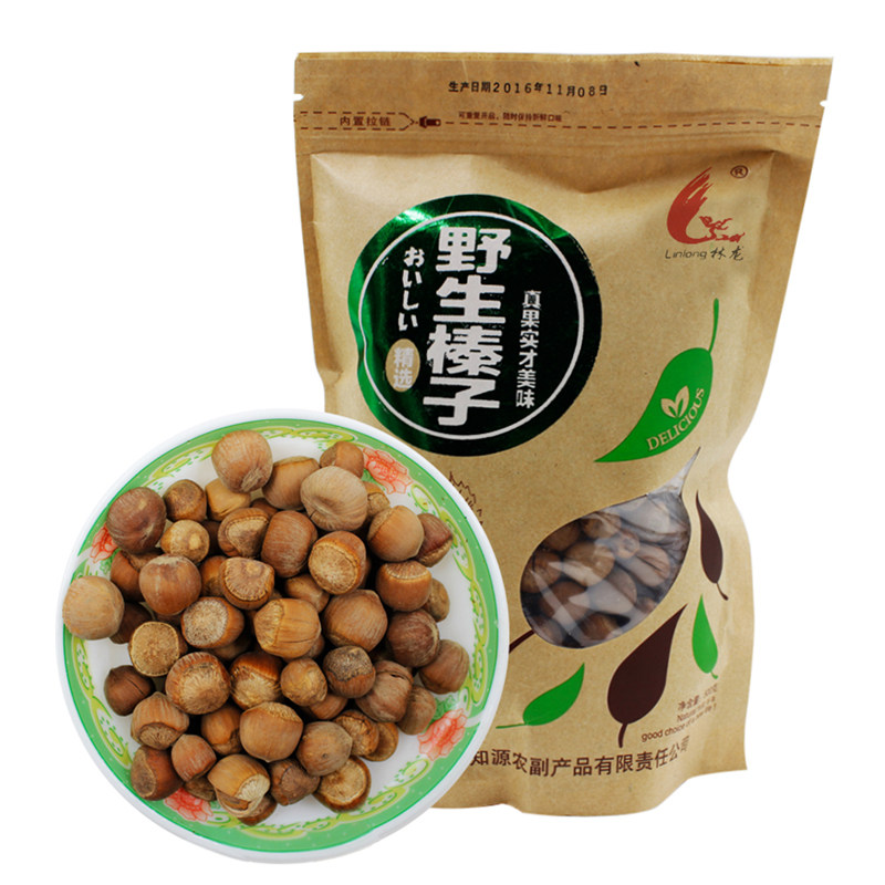 林龙野生榛子原味东北特产坚果