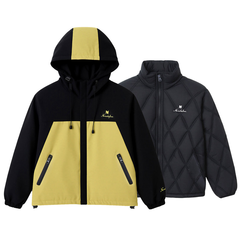 男童冬装棉服冲锋衣外套三合一潮