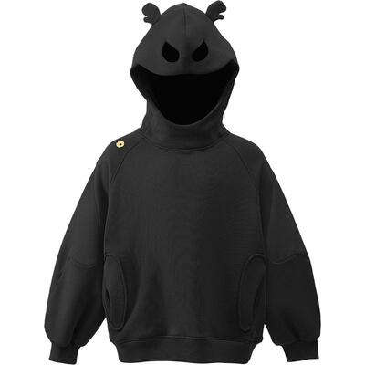 Q21儿童龙角造型卫衣卫裤秋冬款