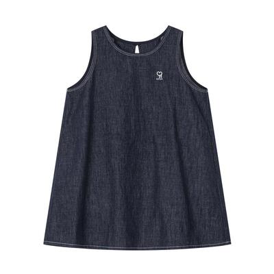 UCNOO与虫女童裙子25夏新款宝宝无袖连衣裙牛仔裙公主裙背心裙