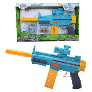 电动投影声光音乐震动冲锋枪左轮小手枪步枪手铐模型儿童益智玩具