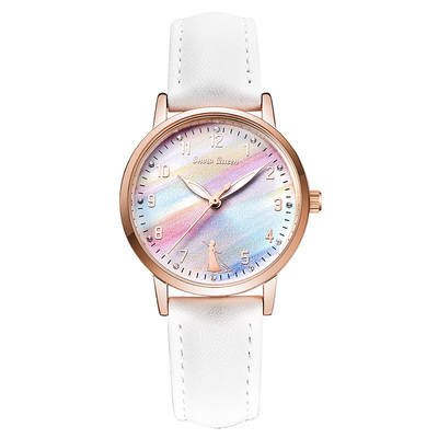 迪士尼手表女款学生高考考试专用