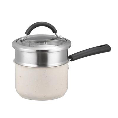 顺发30416cm不粘辅食奶锅汤蒸锅