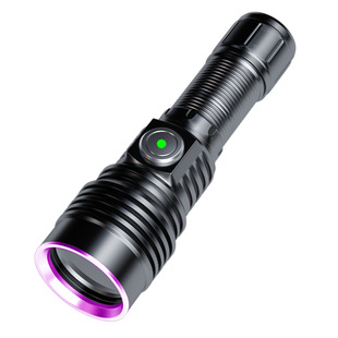 365nm黑镜UV大功率紫光灯荧光剂检测手电筒验钞纸币瓷器手机屏幕