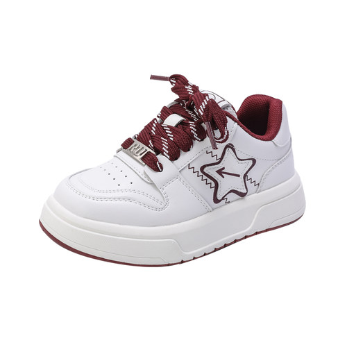 红蜻蜓女童鞋2025夏季新款时尚百搭轻便舒适透气儿童休闲运动板鞋