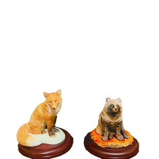 现货 万代 日本正版 生物大图鉴 犬科动物 狼 狐狸 狸猫 手办扭蛋