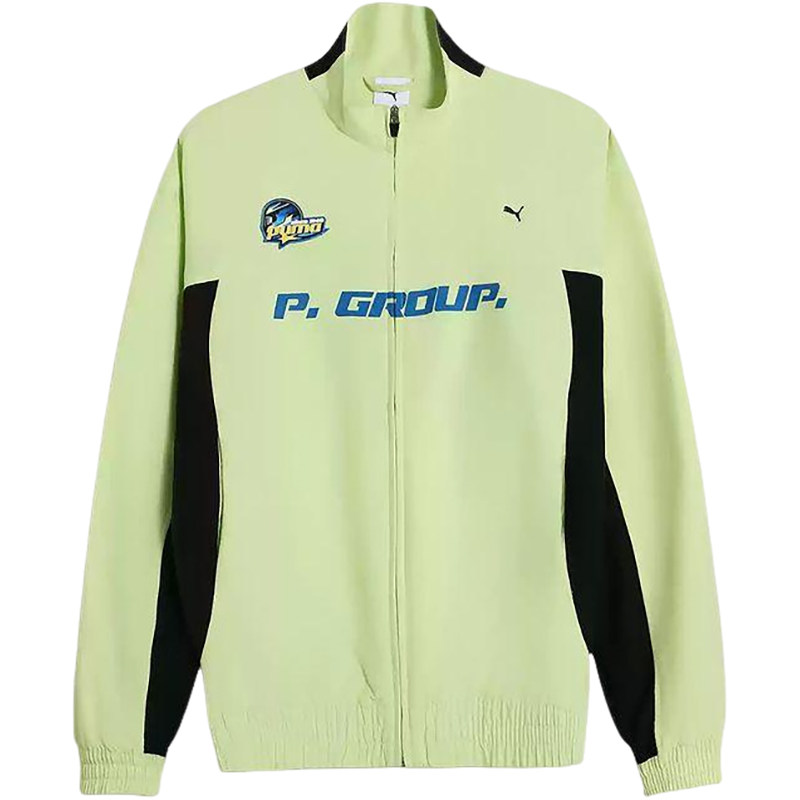 Puma/彪马正品春季新款男女同款赛车风宽松拼接休闲外套631336-35