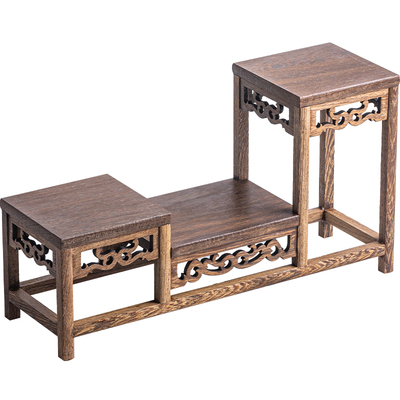 疯猴鸡翅木摆件底座中式桌面底座