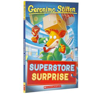英文原版小说Geronimo Stilton老鼠记者#76超市的惊喜Superstore Surprise学乐Scholastic儿童英语课外阅读经典全彩漫画章节桥梁书