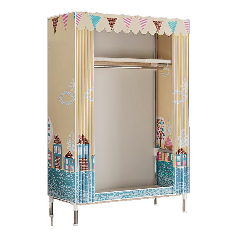 衣柜钢架结构新款2025爆款出租房衣柜家用卧室简易组装宿舍收纳柜