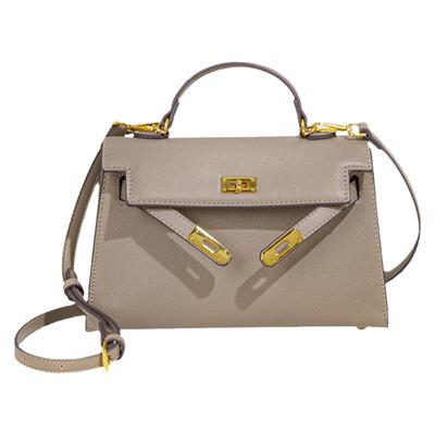 香港代购二代凯利包大象灰斜挎包