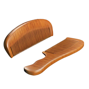 老桃木梳子天然正品家用木头木质实木檀木静电脱发男女士长发专用