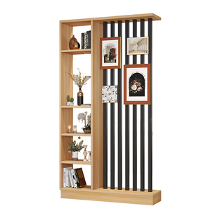 入户玄关柜现代简约客厅装饰隔断屏风进门轻奢门厅柜装饰墙置物架