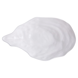 创意生蚝壳陶瓷盘子家用菜盘创意意境菜盘餐具简约西餐厅碟子商用