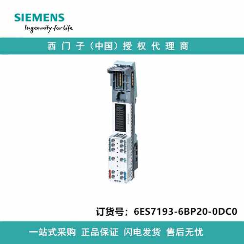 议价6ES7193-6BP20-0DC0西门子 基础单元 BU20-P6A24D
