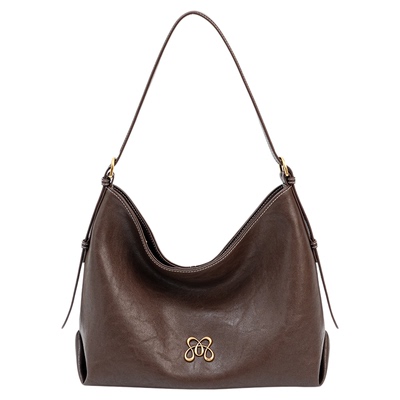 欧米OMI真皮牛皮皮托特包hobo女包轻奢大容量单肩斜挎包节日礼物