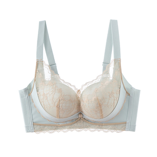 新品无磁中厚舒适小胸聚拢AA内衣女防滑无钢圈防外扩文胸女胸罩