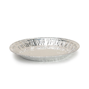 一次性铝箔披萨盘锡纸圆盘烧烤盘蛋糕托盘锡纸盘空气炸锅专用