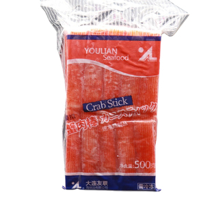 友联蟹柳手撕蟹肉棒麻辣烫火锅店商用关东煮寿司蟹腿日料即食500g