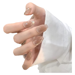 手工穿戴甲猫眼短款爆闪2026新年款轻奢高级感短梯绝美美甲穿戴甲