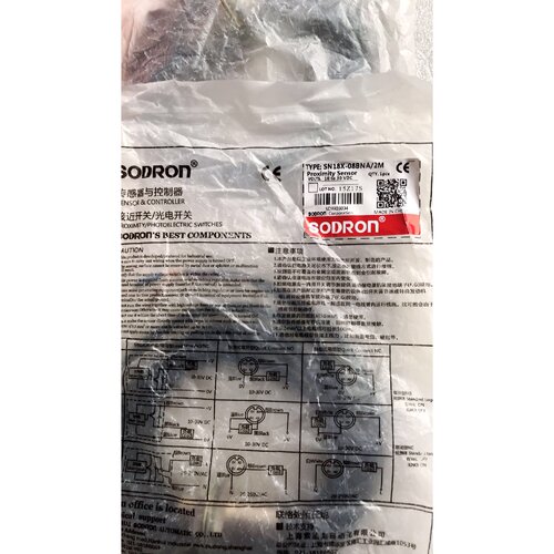 议价索迪龙SODRON接近开关SN18X-08BNA/2M假一罚十