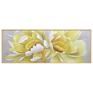 手绘牡丹农村自建房客厅画沙发上面的挂画睡房挂画大芬油村旗舰店