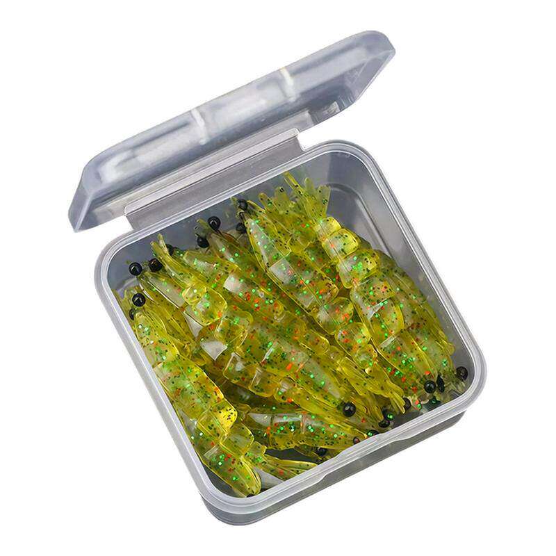 多节磷虾微物软饵假饵片微物路亚