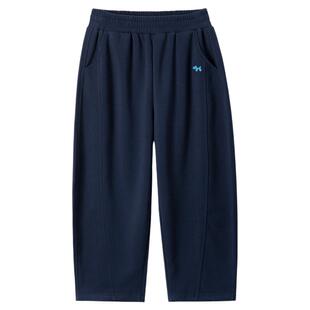 男童裤子儿童长裤运动裤春秋新款男孩卫裤弯刀裤中大童休闲裤耐磨