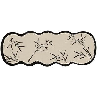 中古风地毯异形床边毯卧室客厅轻奢复古高级感长条不规则房间地垫