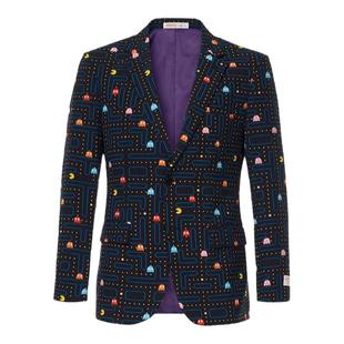 OPPOSUITS西服吃豆人联名西装套装男主播主持服装三件套oppo西装