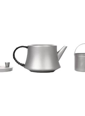 纯钛茶具套装旅行便携加厚冰晶彩色钛茶壶功夫茶杯户外露营西施壶