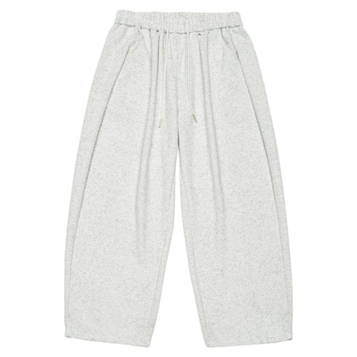 GOGOSOON卫裤男350g新款春秋束脚宽松抽绳休闲裤运动直筒垂感长裤