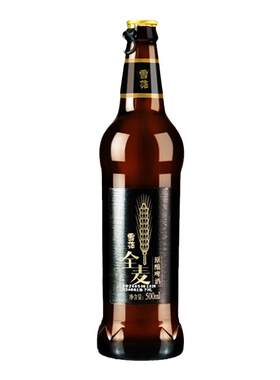 雪花全麦原酿啤酒500ml*6瓶正品