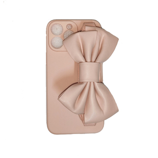 C55三星S24fe手机壳S25Ultra蝴蝶结腕带S23S22S21S20紫色A56皮质A55A54A53A52粉色A36A35A34A25A24适用Note10