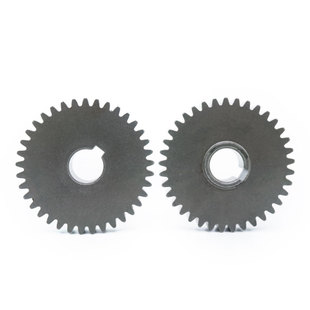 攻牙钻孔多轴器齿轮1.25、1.5、2模从动齿轮开口主动锥度一字接口