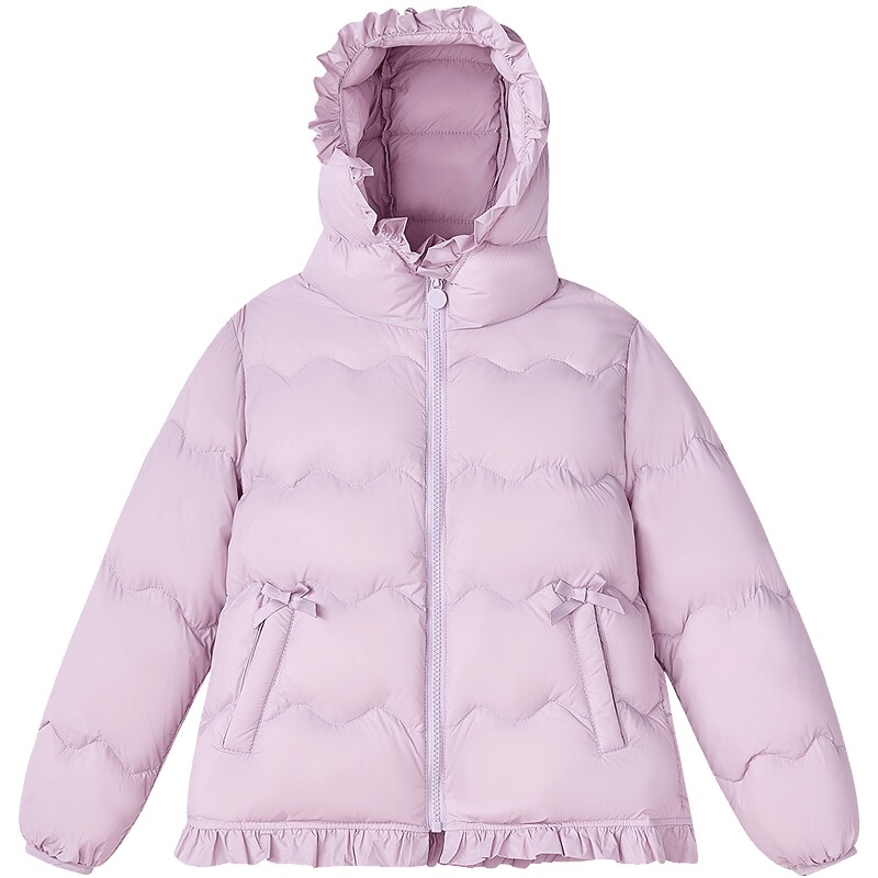笛莎官方旗舰店女童轻薄羽绒服