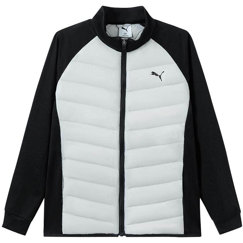 PUMA彪马童装2026新款儿童羽绒服轻薄保暖拼接设计时尚男女童 彪马新款实拍商品图