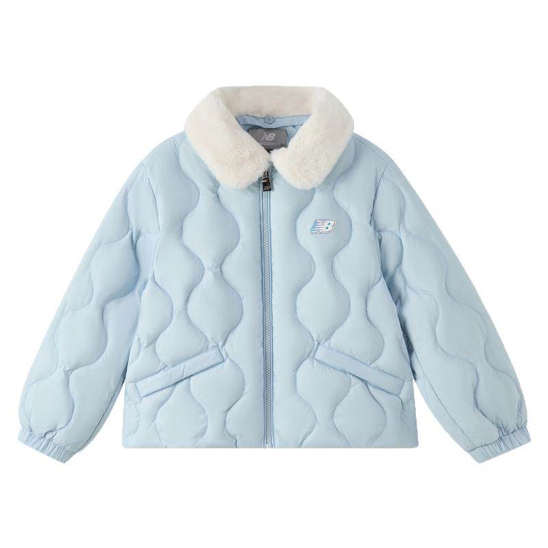 New Balance nb童装女童秋冬新款保暖舒适羽绒服外套ND7PF4E132