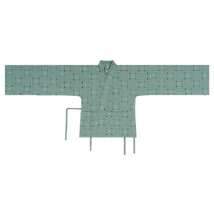 谜阿凰【松霜曲领襦】原创汉服上衣色织棉内搭松紧腰改良马面裙女