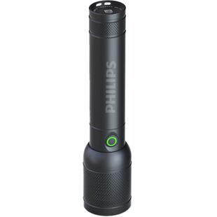 飞利浦变焦强光手电筒超亮充电远射可调焦超长续航家用应急灯户外