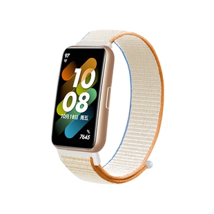 【秋冬推荐】适用华为手环9/10表带尼龙编织7/8磁吸硅胶fit3/fit4pro腕带智能运动荣耀9nfc版表链替换配件