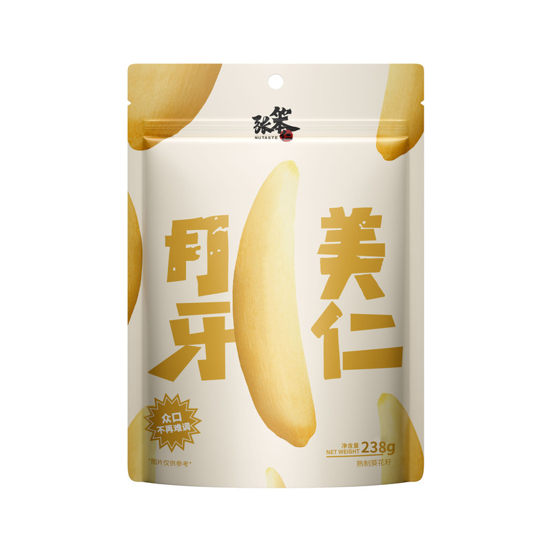 张笨仁新疆月牙美仁瓜子238g五香口味新货瓜子休闲零食2026新货