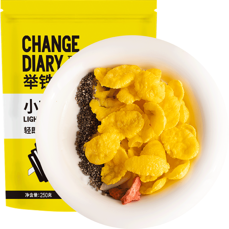 小鸡收腹健身代餐低脂即食玉米片