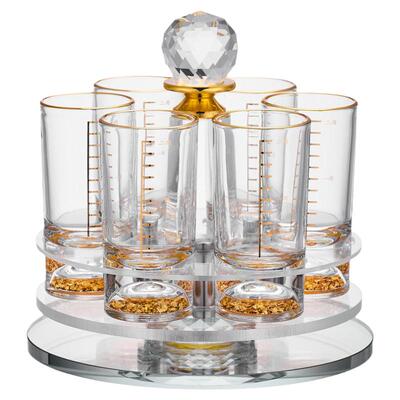 创意高档金箔白酒杯套装