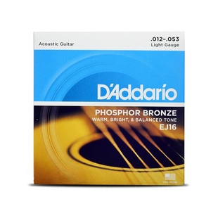 美产达达里奥吉他弦EJ16一套6六根全套玄线1民谣木吉他琴弦EZ910