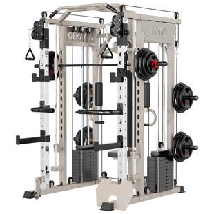 研博龙门架家用健身多功能一体机飞鸟史密斯综合训练器深蹲卧推架