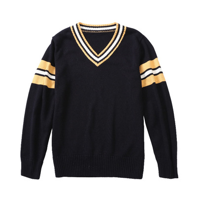 英伦风校服幼儿园园服毛织纯棉长袖开衫男女童小学生上衣班服校服