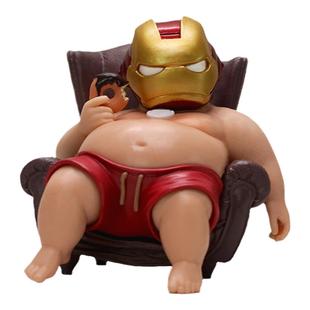 大肌霸 蛋雕 蛋白粉肥仔系列钢铁侠沙发元祖高达手办车载模型摆件